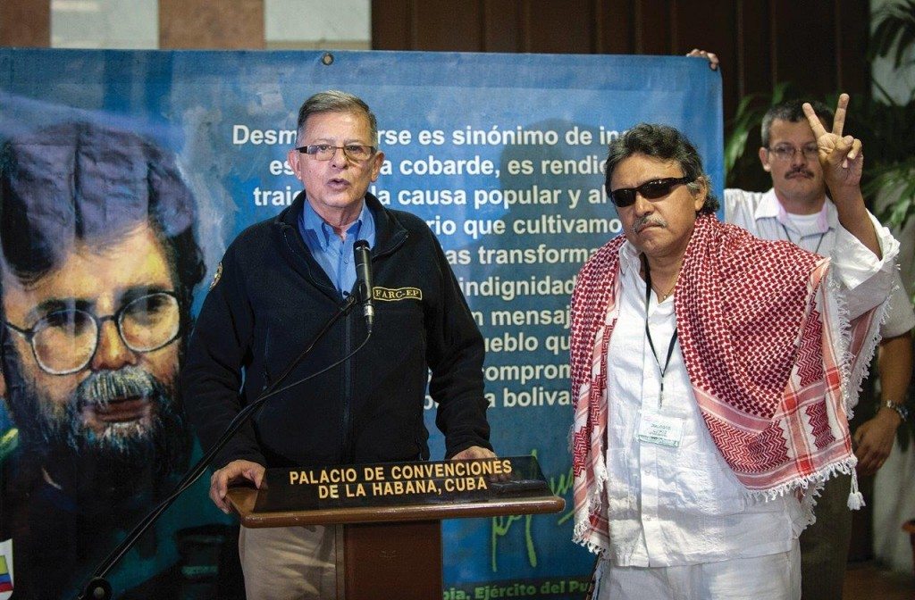 Os novos acordos de paz da Colômbia com as FARC em Havana