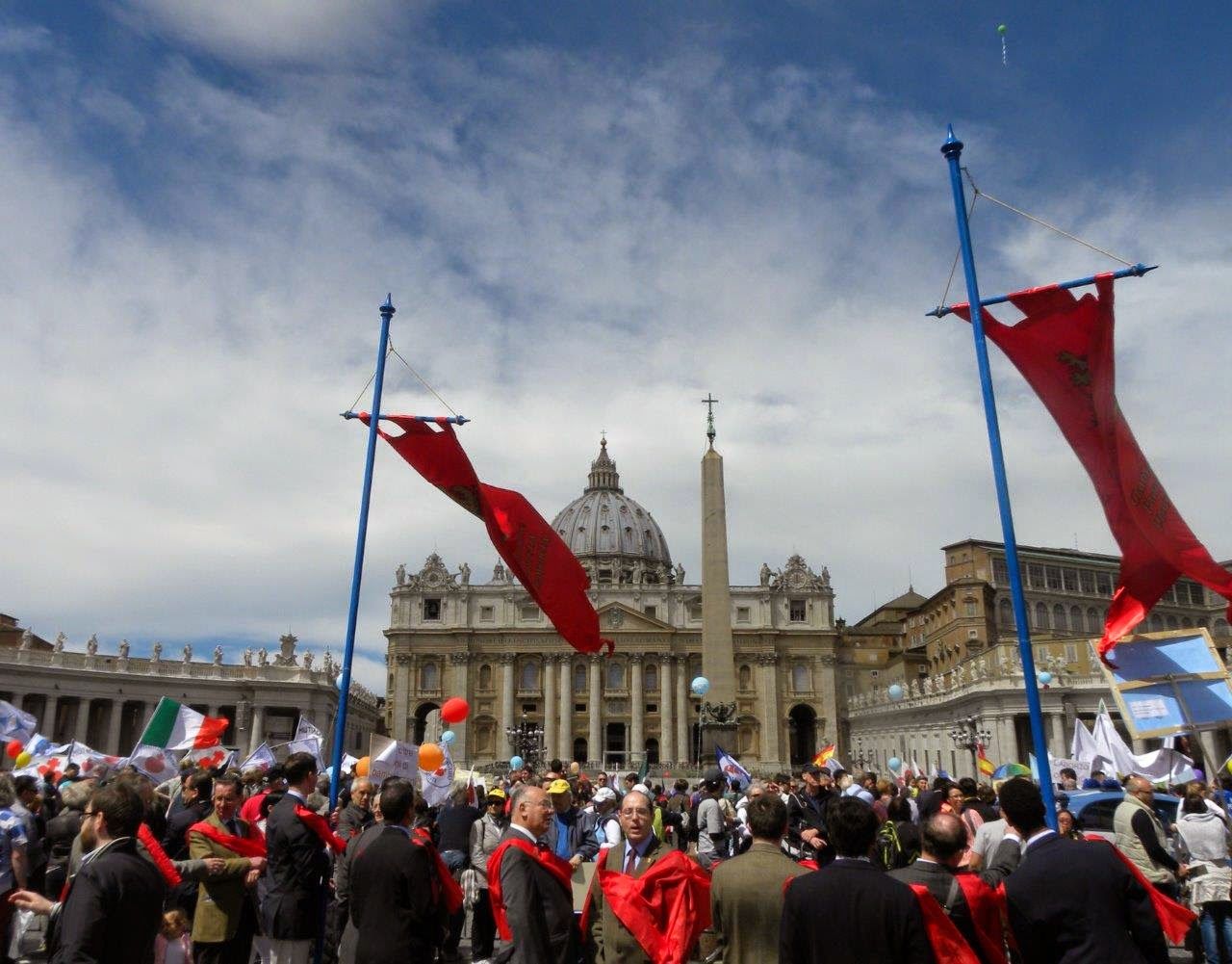 TFP italiana na IV Marcha Nacional pela Vida, em Roma
