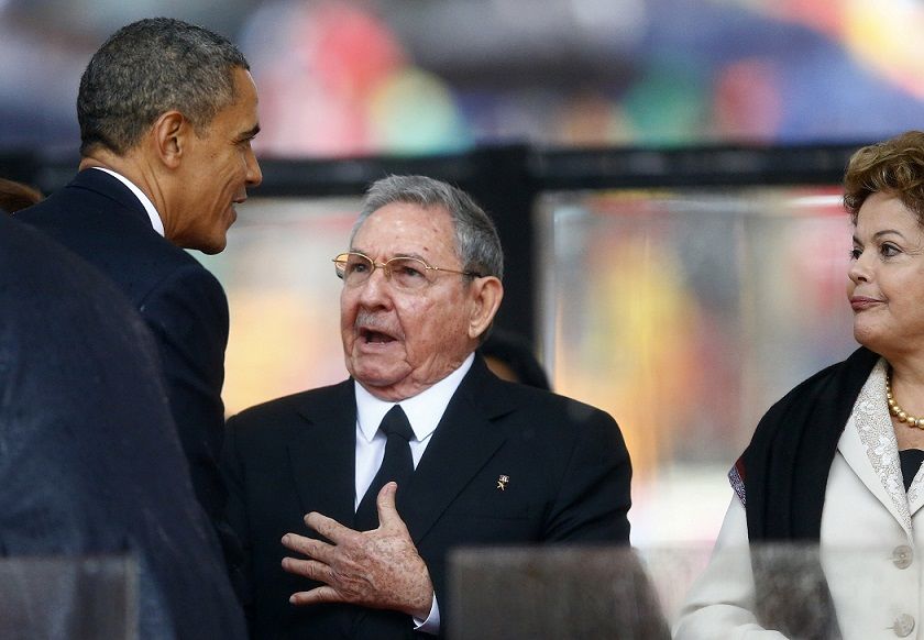 Presidente Dilma, Compañero Obama y camarada Castro