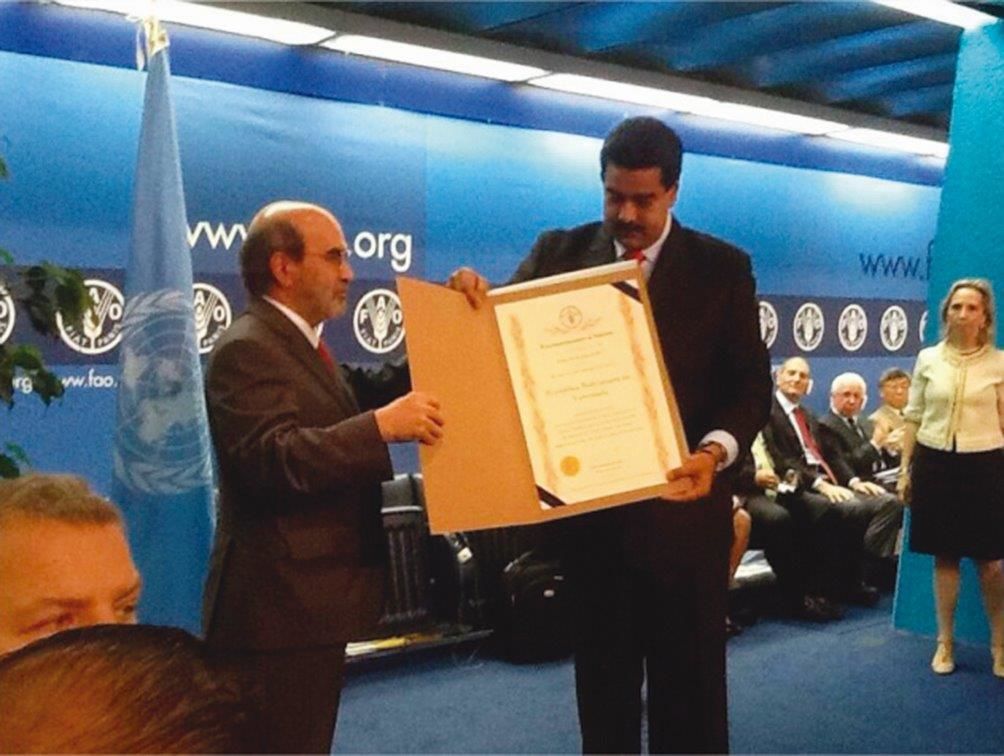 Petista na FAO premia disseminador da fome