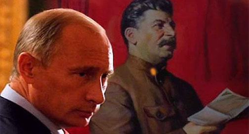 O espectro de Stalin reaparece encarnado em Putin, dizem professores