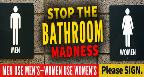 Nos Estados Unidos: reações a favor da família e contra a imposição dos banheiros transgêneros
