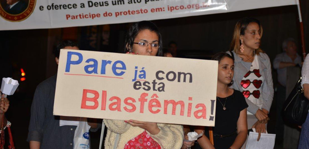Nova exposição blasfema em Brasília – convocação para um protesto no dia 18/11