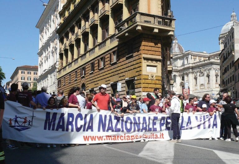 Em Roma, a oitava marcha contra o aborto