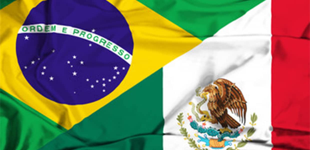 Brasil e México perderam de goleada