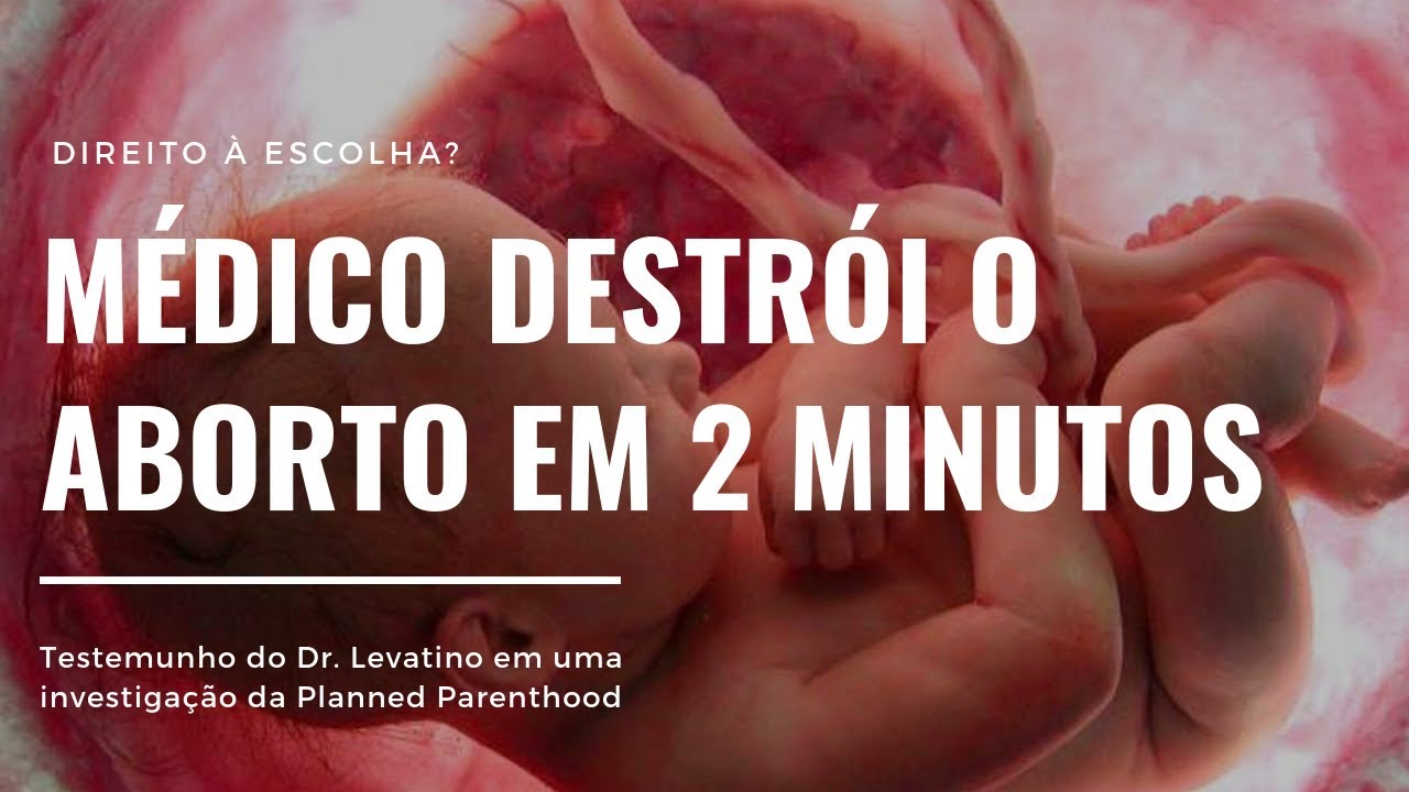 Aborto: Dr. Levatino destrói o “direito à escolha” em 2 minutos