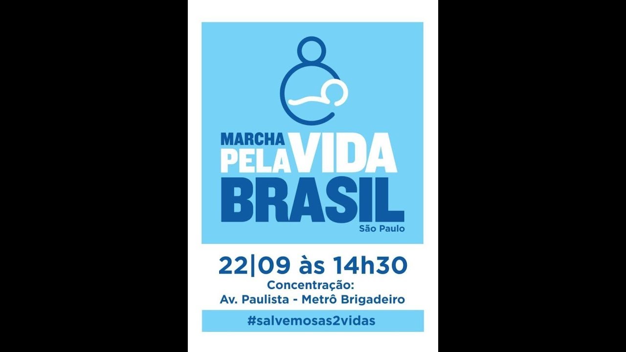 Marcha pela Vida em S. Paulo, dia 22 de Setembro de 2019