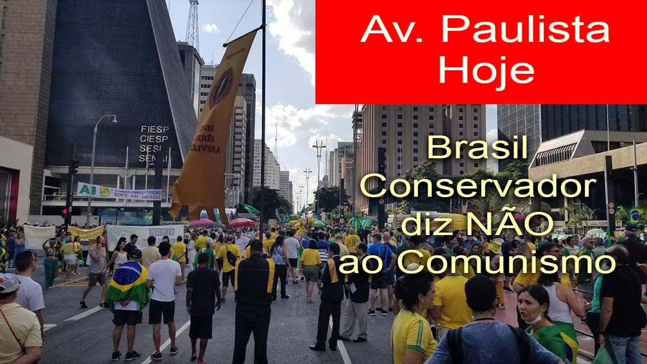 15 de Março na Avenida Paulista – Terço e Divulgação de Comunicado do IPCO contra a Esquerda