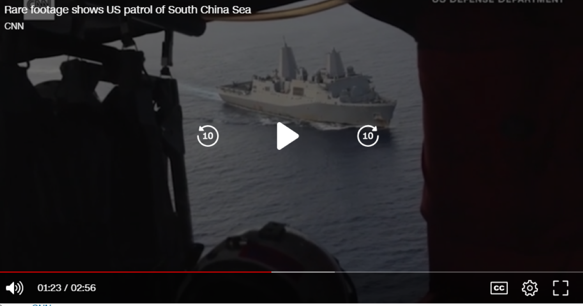 EUA ampliam sanções à China (PCCh): ilhas artificiais militarizadas