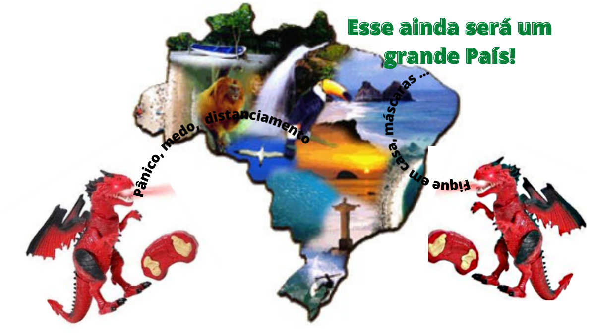 O negativismo da midia (covid-19) e o efeito “massa” para destruir o Brasil