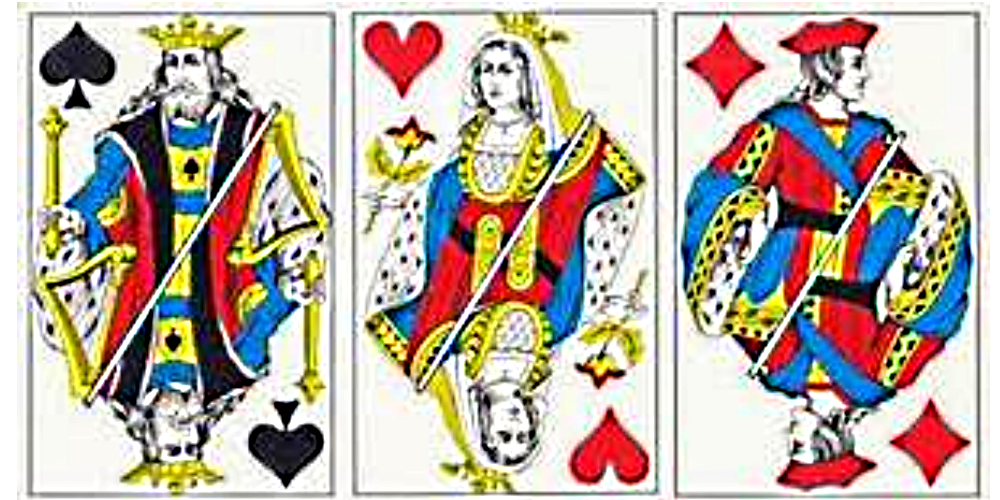 Ideologia de Gênero discrimina até Rei e Dama nas cartas (baralho)