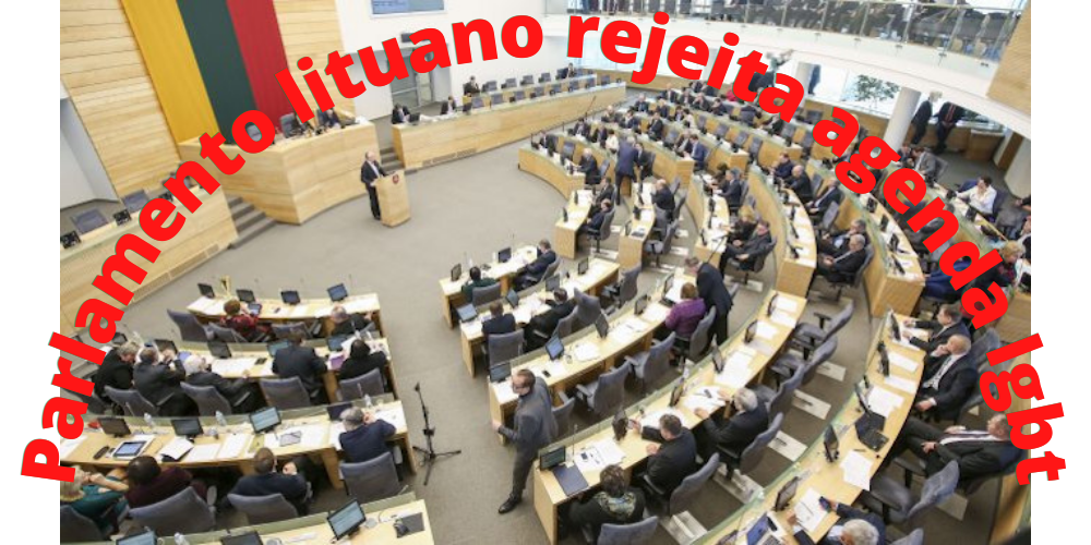 Parlamento lituano rejeita agenda lgbt