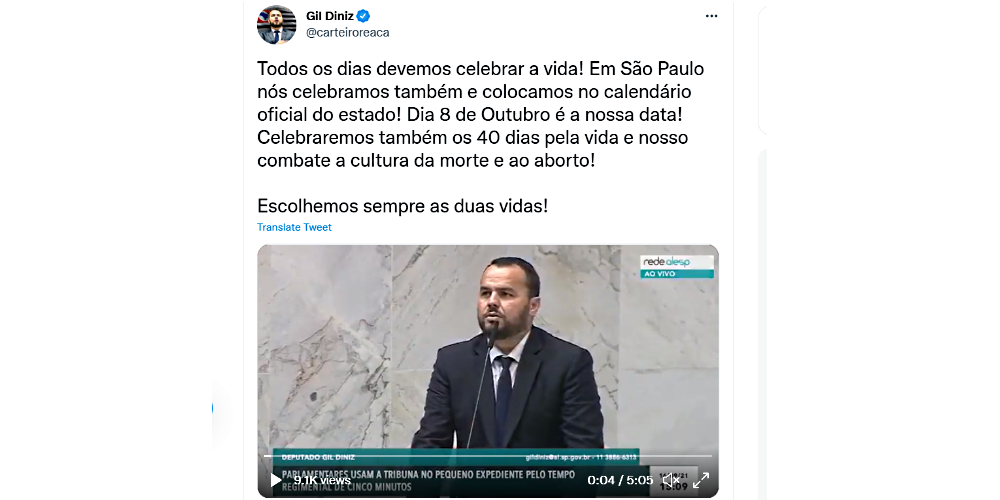 São Paulo institui no Calendário o Dia do Nascituro