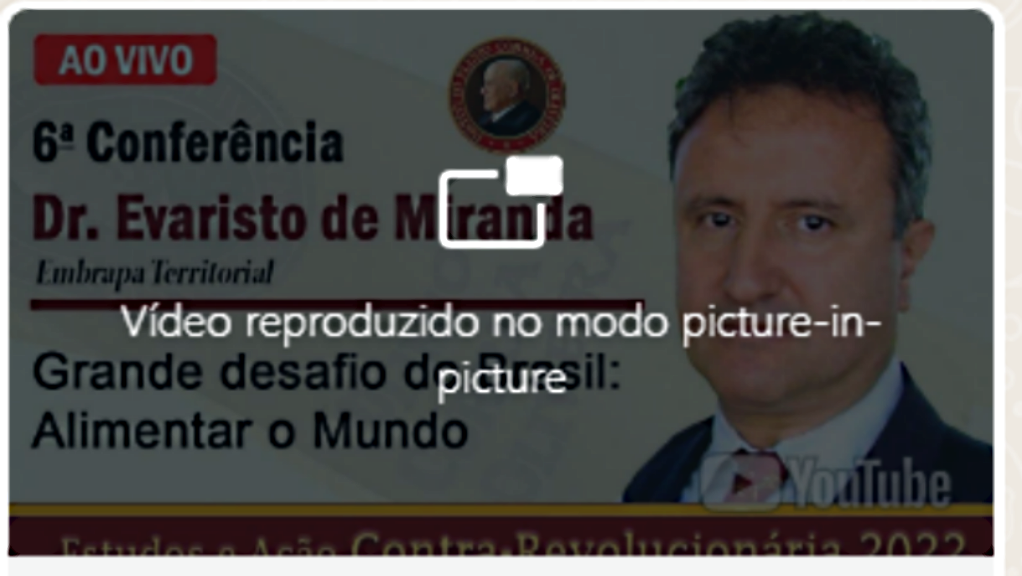 IPCO, hoje: Desafio do Brasil, ouça a live do Dr. Evaristo de Miranda