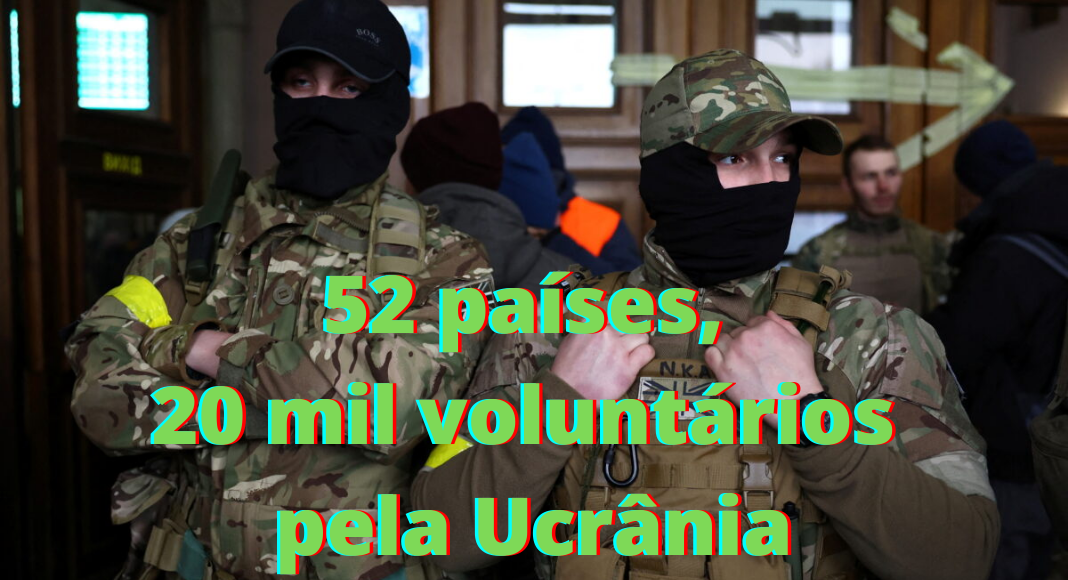 Legião Internacional para a Defesa Territorial da Ucrânia: 20 mil voluntários