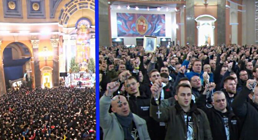 Breves: Polônia católica e marial, 8 mil homens rezam e cantam